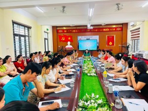 Họp triển khai công tác chuyên môn đầu năm học 2026–2027